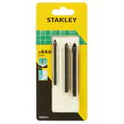 Conjunto 3 Brocas Stanley para Vidro e Cerâmica Diâmetro 5/6/8MM STA53312-QZ